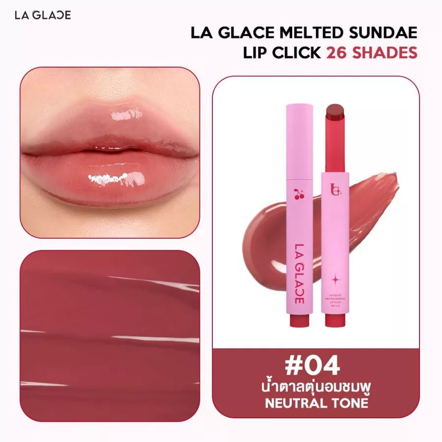 LA GLACE Melted Sundae Lip Click 2g